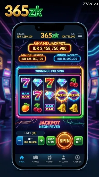 Pratinjau antarmuka 738slot — aplikasi APK resmi Android v2.5.6